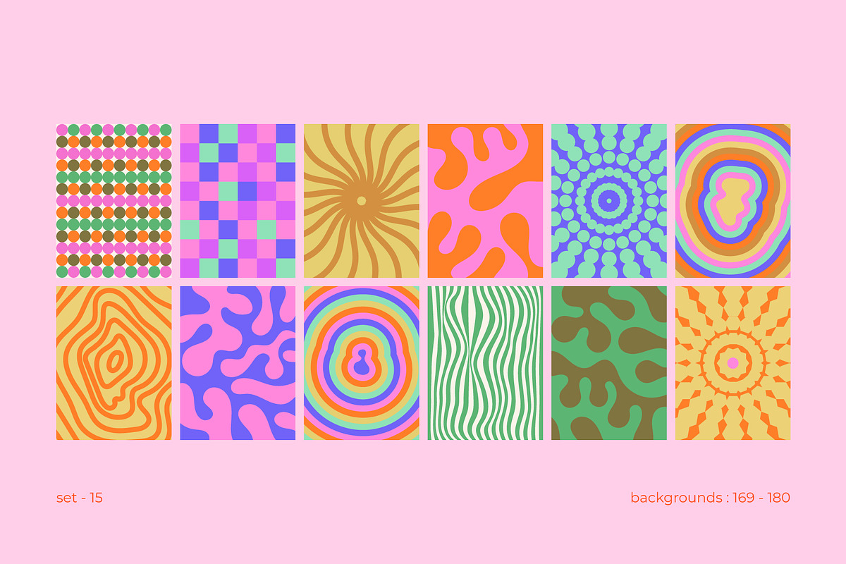 Funky Abstract Backgrounds, a Background Graphic by Léo Alexandre (Photo 16 of 22)