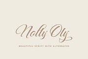 Nolly Oly Wedding Calligraphy Script, a Script Font by Creative Foundry (Thumbnail 1 of 8)