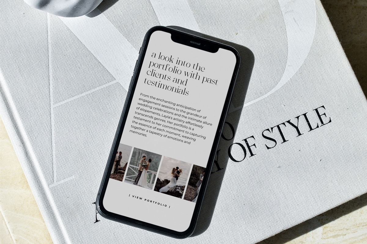 Photographer Showit Website Template, a Landing Page Template by Blush Created (Photo 19 of 20)