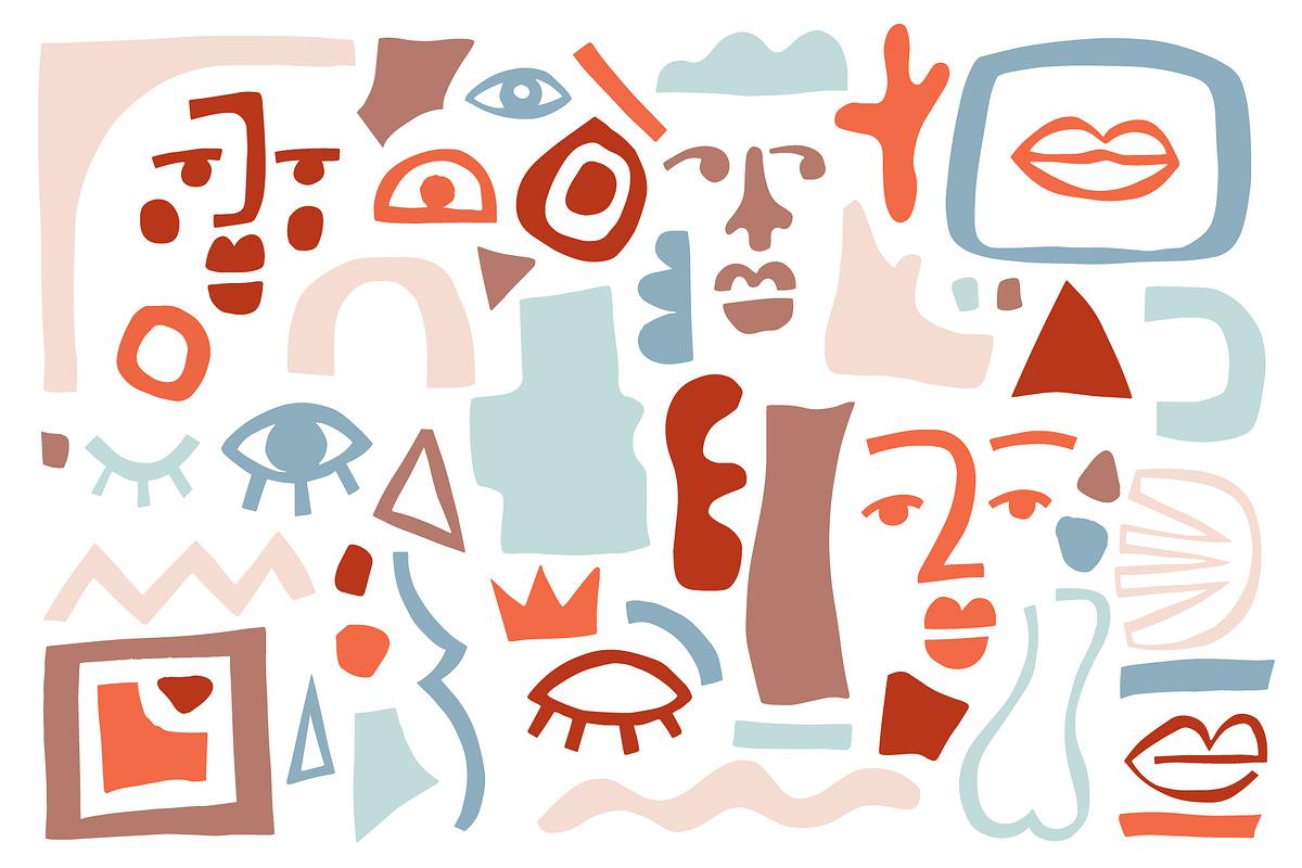 Abstract Cutout Shapes Bundle, an Object Graphic by MaNechaeva (Photo 19 of 24)