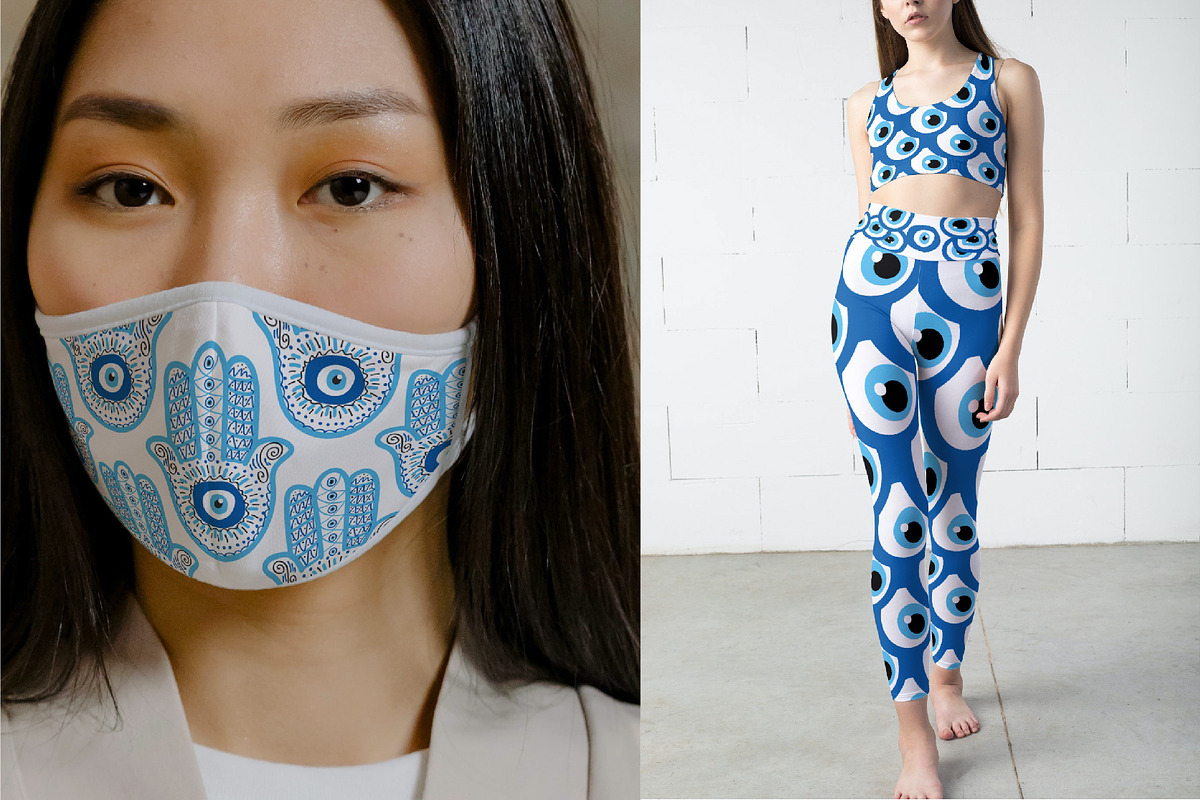 Nazar bonchuk evil eyes patterns, a Pattern Graphic by Michiru13 (Photo 13 of 24)
