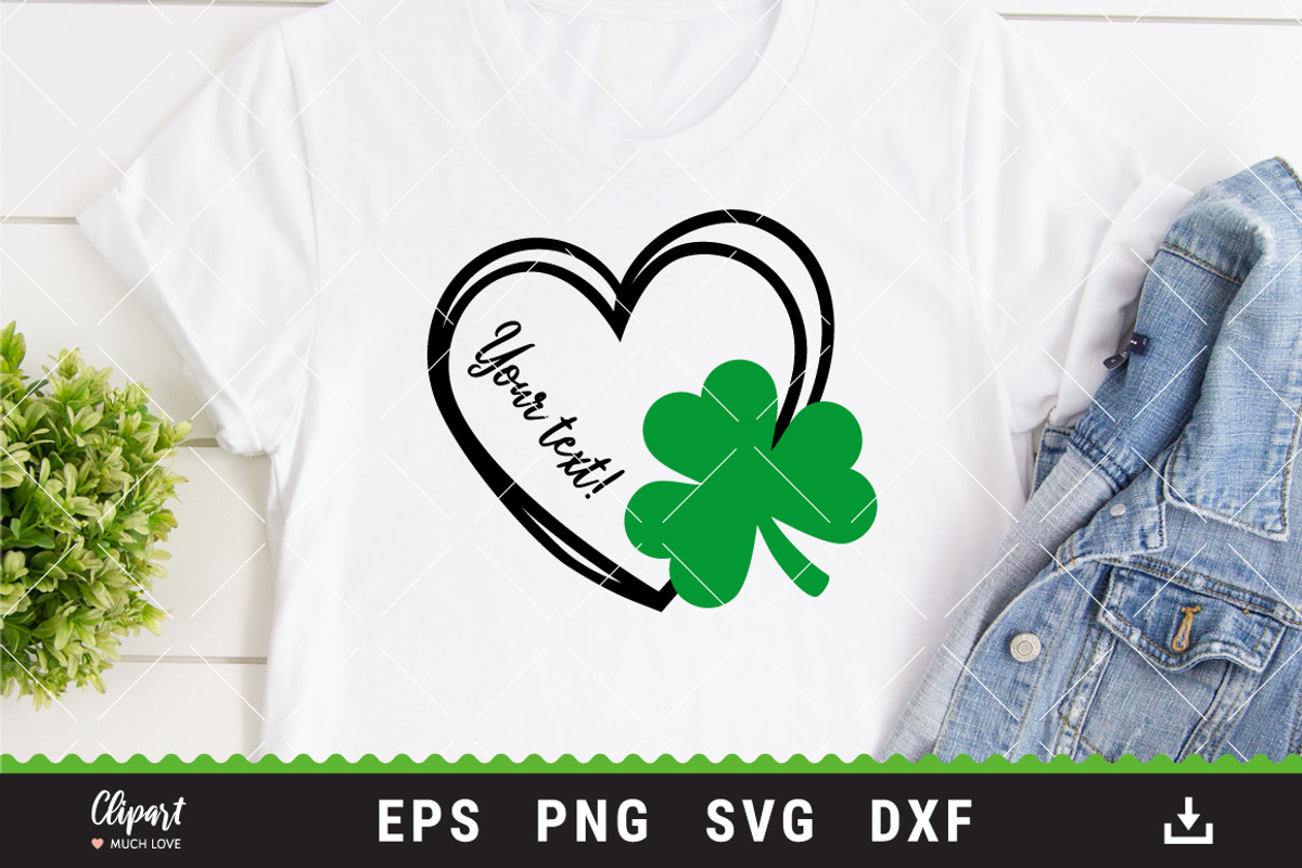 Shamrock SVG Heart Cut Files, an Object Graphic by ClipartMuchLove (Photo 5 of 5)