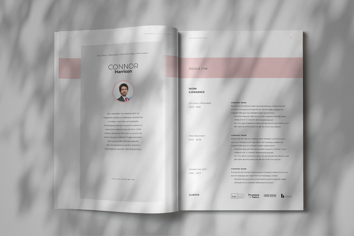 Graphic Design Portfolio, a Templates & Theme by StockInDesign (Photo 4 of 9)