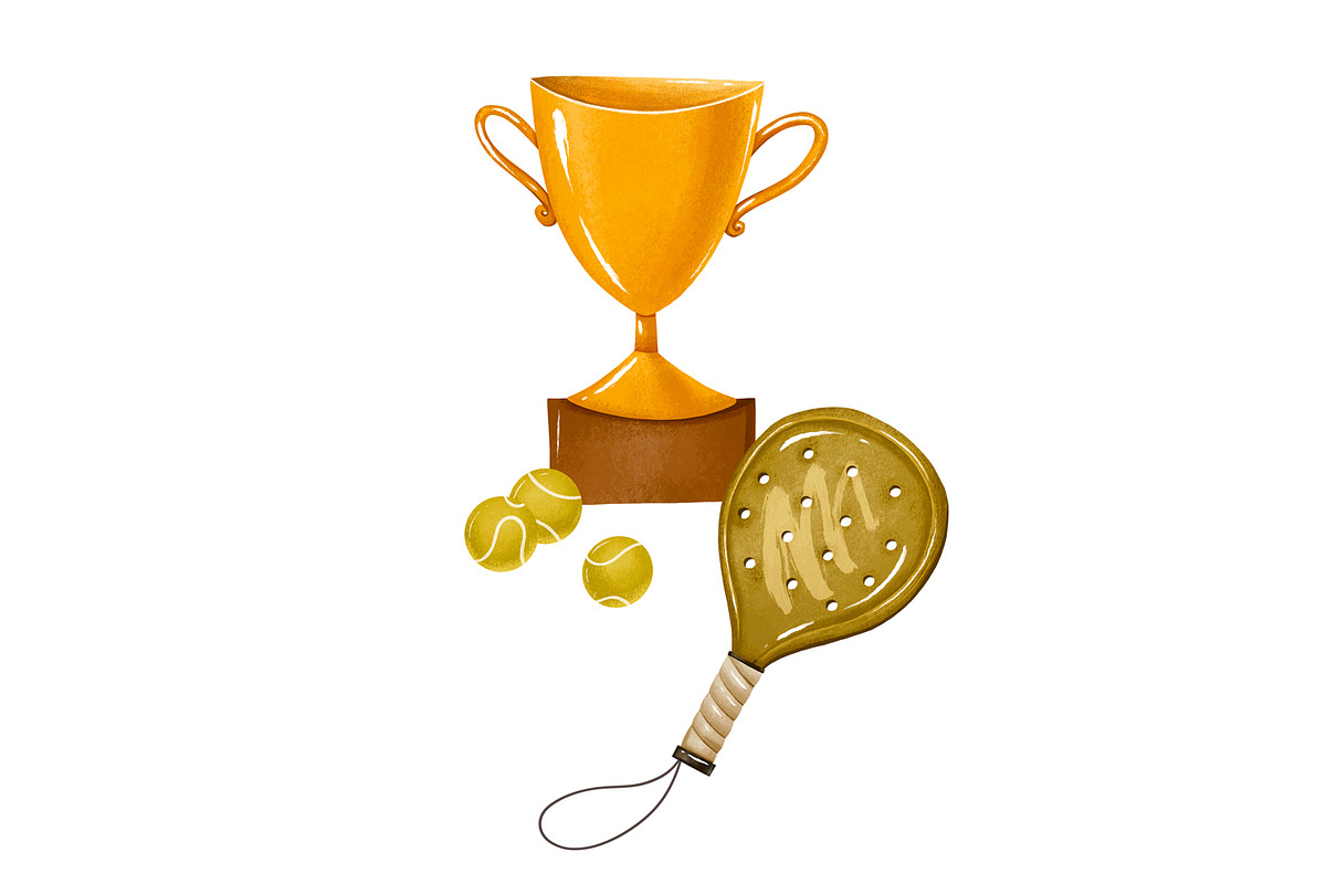 WINNER’S COURT – Hand-Drawn Tennis, an Object Graphic by the_myro (Photo 6 of 11)