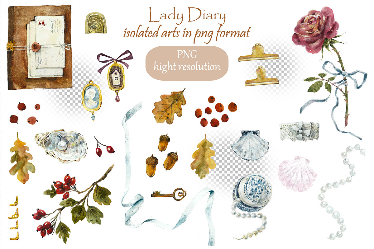Lady Diary, an Object Illustration by Budogoshch (Photo 3 of 9)