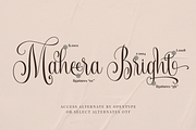 APOC - Maheera Bright Font, a Script Font by a Piece of Cake (Thumbnail 15 of 20)