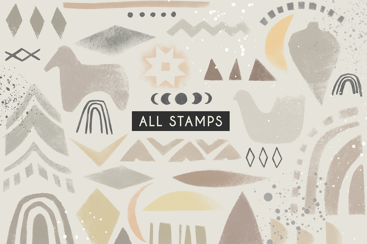 Procreate Stamp Brushes Bundle 2020, a Brush Add-On by Struvictory.art (Photo 34 of 36)