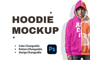 Editable Men's Hoodie Mockup PSD, a Hoody Mockup by Pixel Foundry