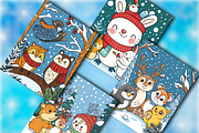 200 Winter Animas Coloring Pages, a Seasonal Illustration by BrandlyTemplate (Thumbnail 2 of 4)