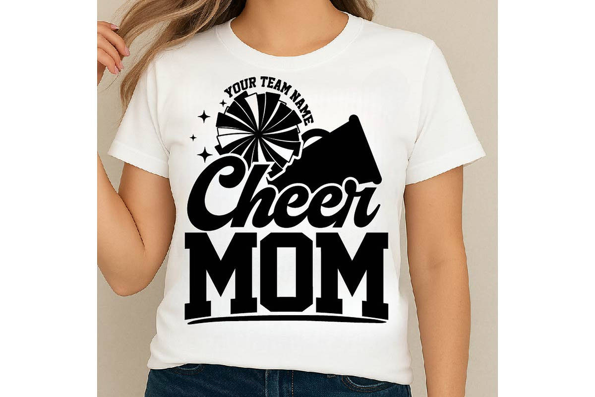 Cheer Mom Shirt Svg Png Bundle, an Object Graphic by Digi_Design_World (Photo 6 of 8)