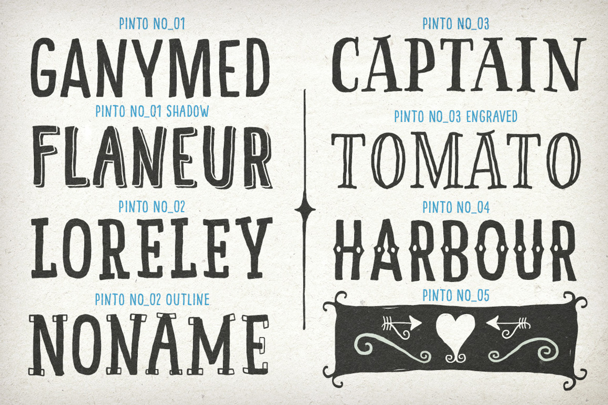A Hand Drawn & Lettered Bundle preview 2