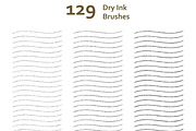 AI Dry Ink + Handwriting Brushes, a Brush Add-On by 103cia (Thumbnail 2 of 3)