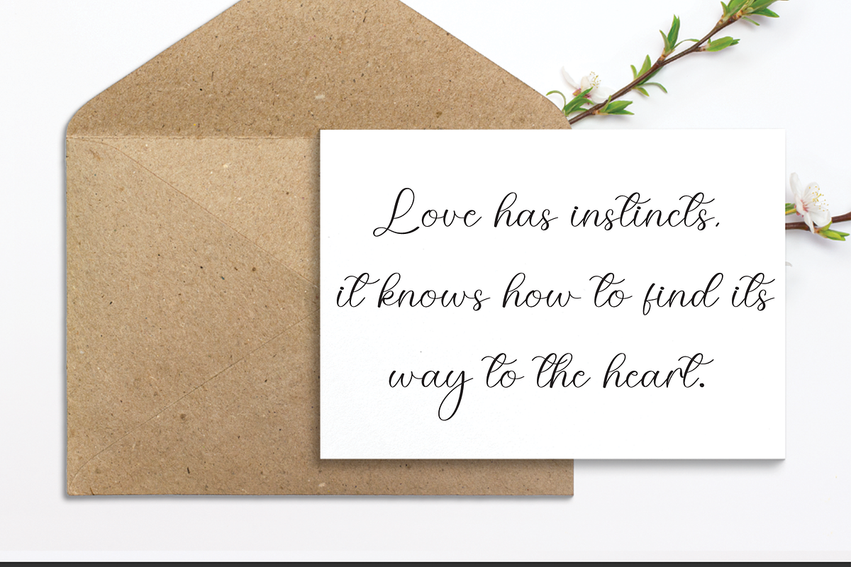 Rainday | Script Font, a Handwritten Font by Scratchones (Photo 3 of 9)