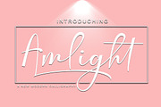 Amlight, a Script Font by StudioRz (Thumbnail 1 of 7)
