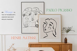 Picasso & Matisse Inspired Faces