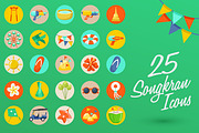 Big Set of Songkran Festival Element, an Object Graphic by Daraon (Thumbnail 2 of 6)