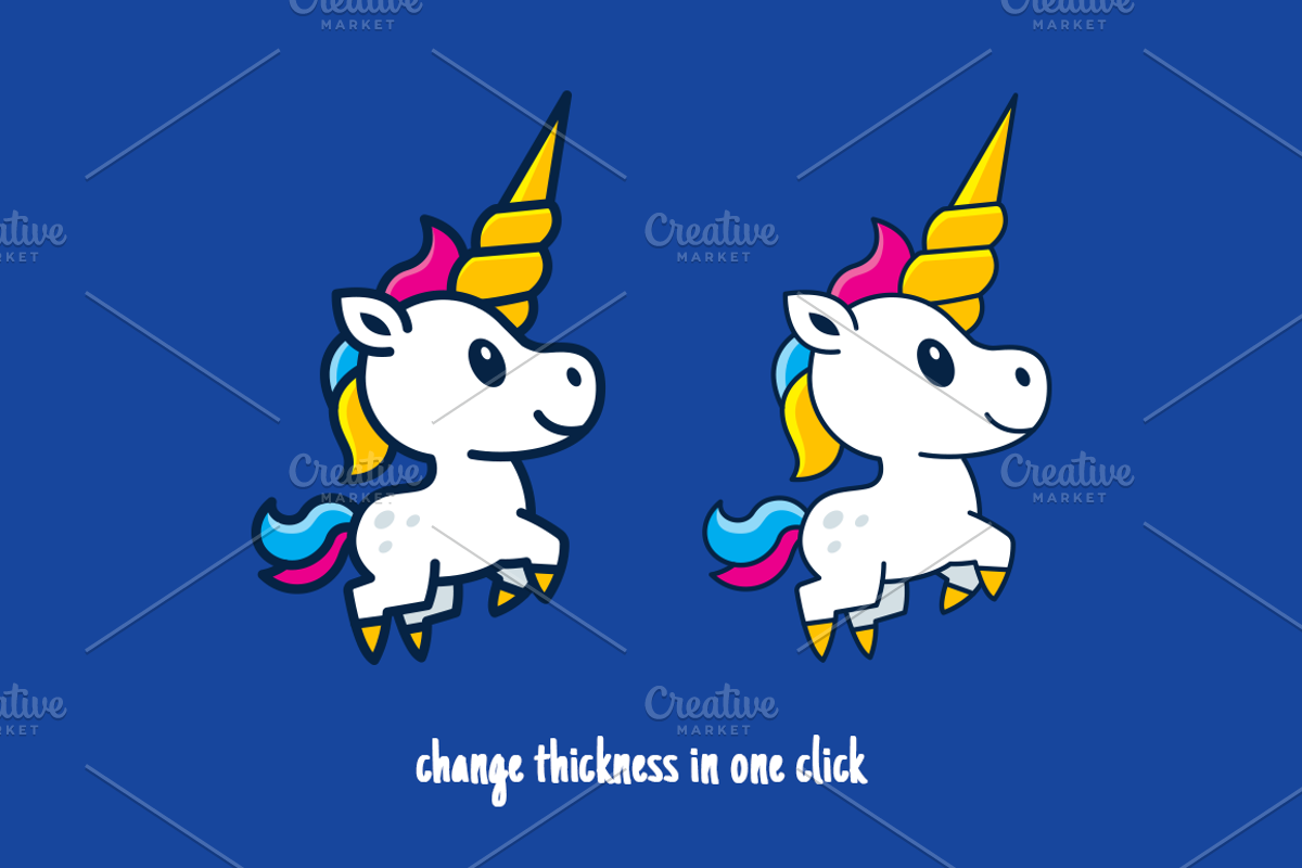 Unicorn Foal, an Animal Illustration by Manudesign (Photo 2 of 3)