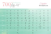Charlotte Script with 120 ligatures, a Script Font by Blessed Print (Thumbnail 18 of 19)