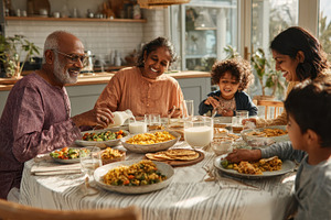 Happy Multigenerational Family Enjoy, a Photo by Pixeness Studio