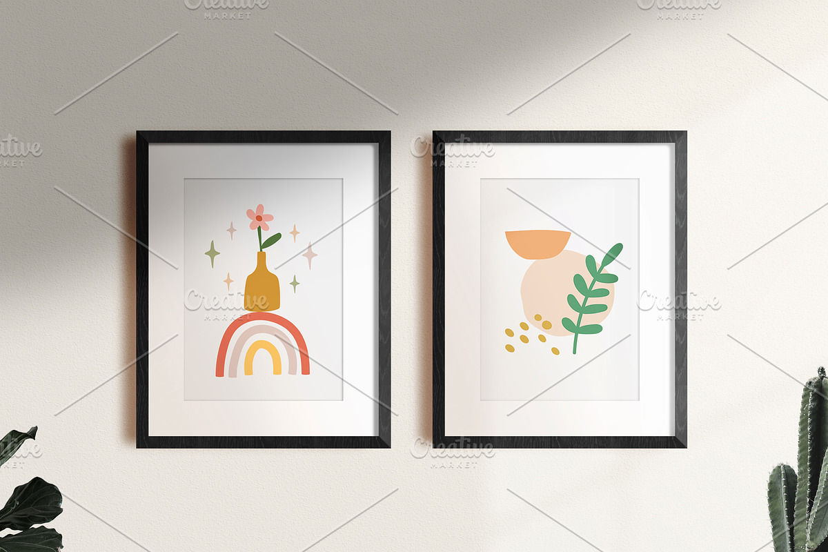 Modern Art Abstract Flowers, a Decorative Illustration by Hanazumi (Photo 5 of 9)