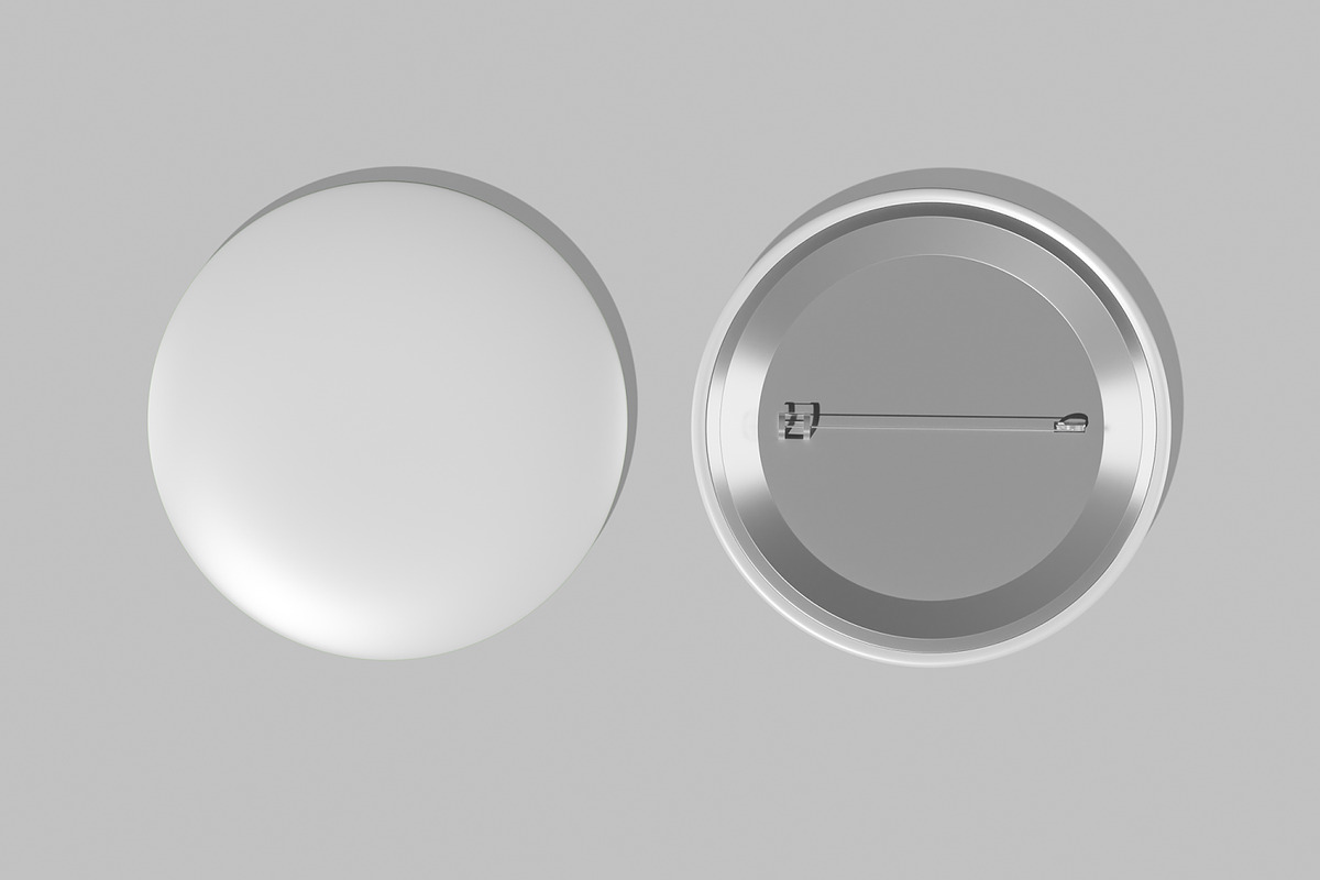 Pin Badge Mockup, a Merchandise Mockup by Unerispace (Photo 5 of 5)