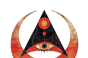 Sumo Collection · The Moon + The Sun, a Decorative Illustration by milatovar (Thumbnail 10 of 15)