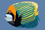 Tropical Fishes Crafts, an Animal Illustration by Dz Akali (Thumbnail 4 of 7)