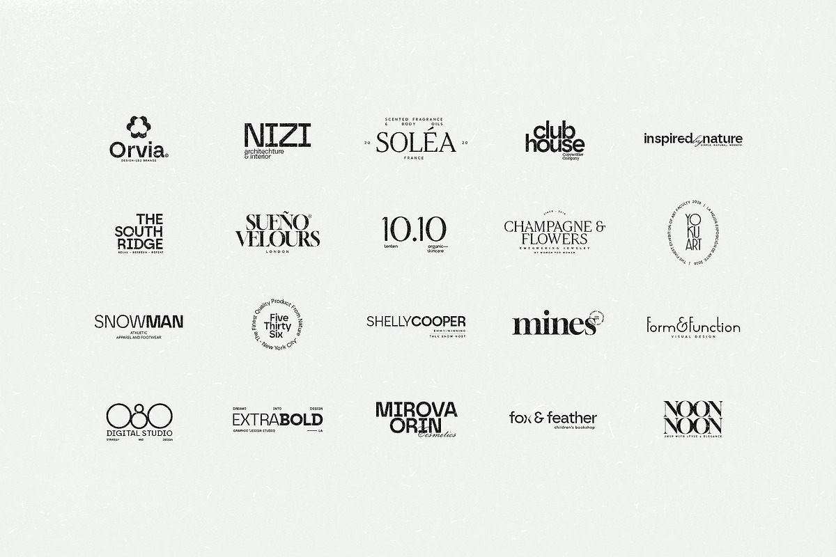 Minimalist 40 Logo Template | AI EPS, a Branding & Logo Template by Nowshinz Shoma (Photo 2 of 18)