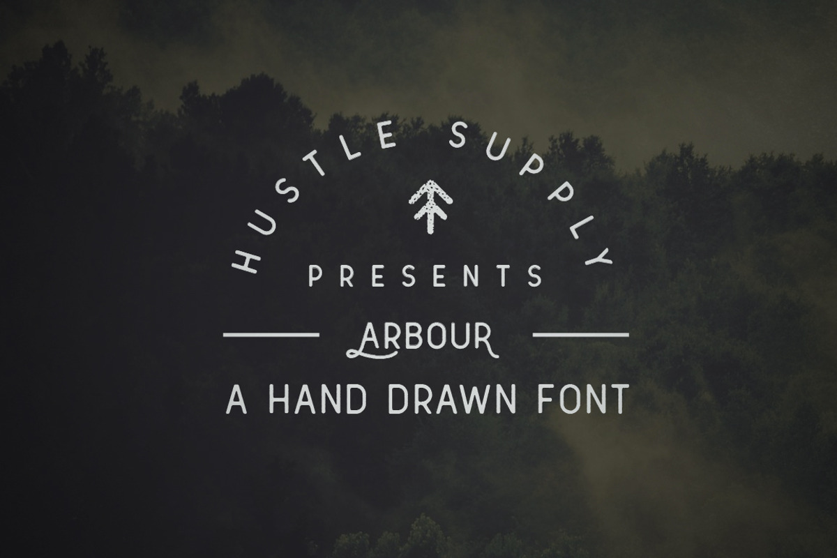 Arbour - Hand Drawn Font preview 2
