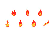 Fire Illustration Set, an Object Illustration by studiogstock (Thumbnail 2 of 3)