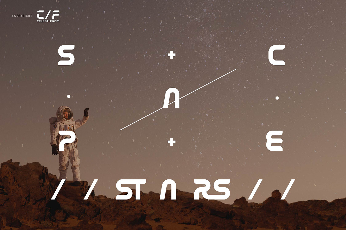 Celesti From | Modern Futuristic, a Sans Serif Font by Denustudios (Photo 5 of 13)