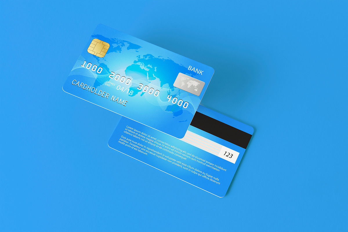 Credit Card Mockup, a Product Mockup by Graphicnugget (Photo 1 of 8)