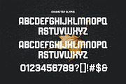 Broken Condensed Sans Serif Font, a Sans Serif Font by Graphicxell (Thumbnail 6 of 6)