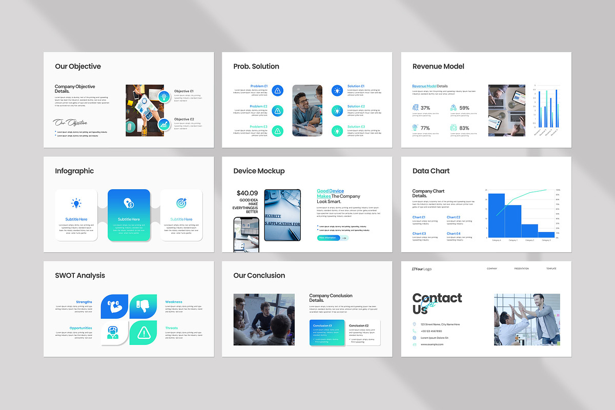 Company Profile Presentation, a Presentation Template by evgenystudio (Photo 8 of 8)