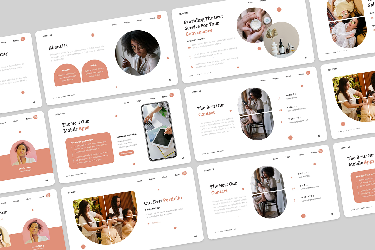 Beauty Presentation Keynote, a Presentation Template by Annora Studio (Photo 2 of 5)