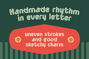 Aviola - Hand drawn Sans, a Handwritten Font by Uncarving (Thumbnail 3 of 9)