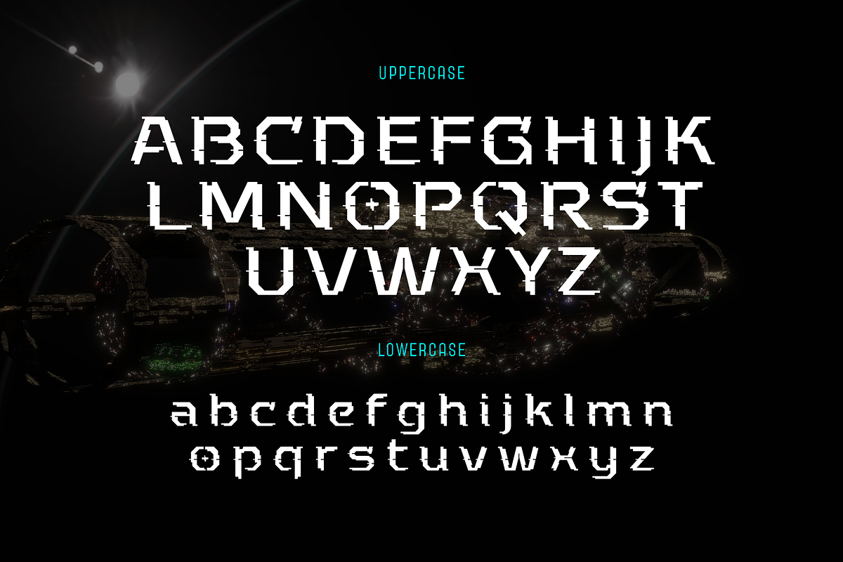 Lunar Escape - Scifi Font, a Sans Serif Font by Sronstudio (Photo 11 of 12)