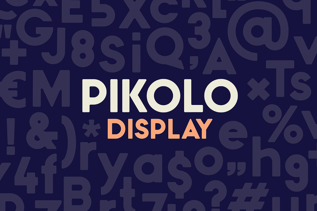 Pikolo Display Font