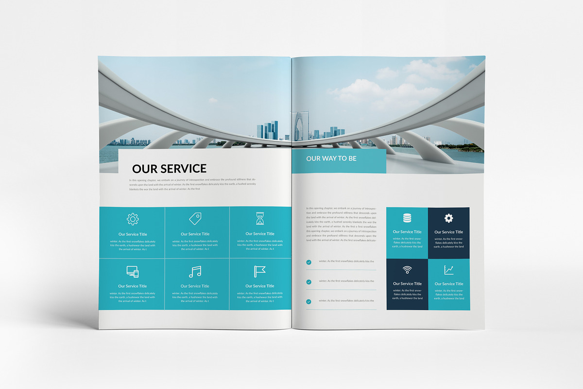 Company Profile Template I Canva, a Brochure Template by PixWork (Photo 6 of 9)