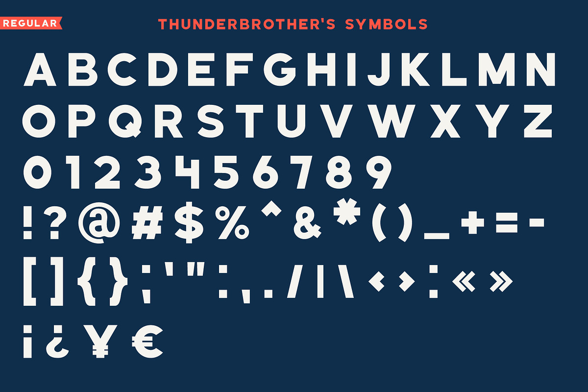 Thunderbrother - Sans-Serif Typeface, a Sans Serif Font by Roman Paslavsky (Photo 6 of 7)