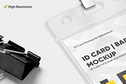 Vertical Name Tag Badge Mockup, a Merchandise Mockup by WebAndCat (Thumbnail 5 of 12)