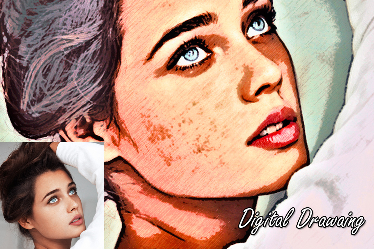 (SALE 85%) Digital Drawing Actions