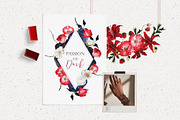 Watercolor flower - Passion of Dark, an Illustration by Beigetime (Thumbnail 3 of 13)
