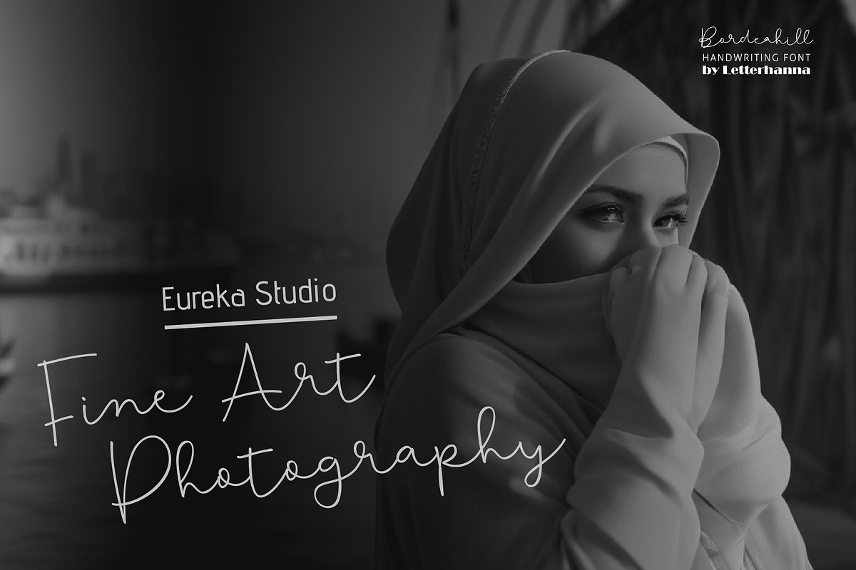 Bordeahill Font, a Handwritten Font by Letterhanna Studio (Photo 2 of 13)