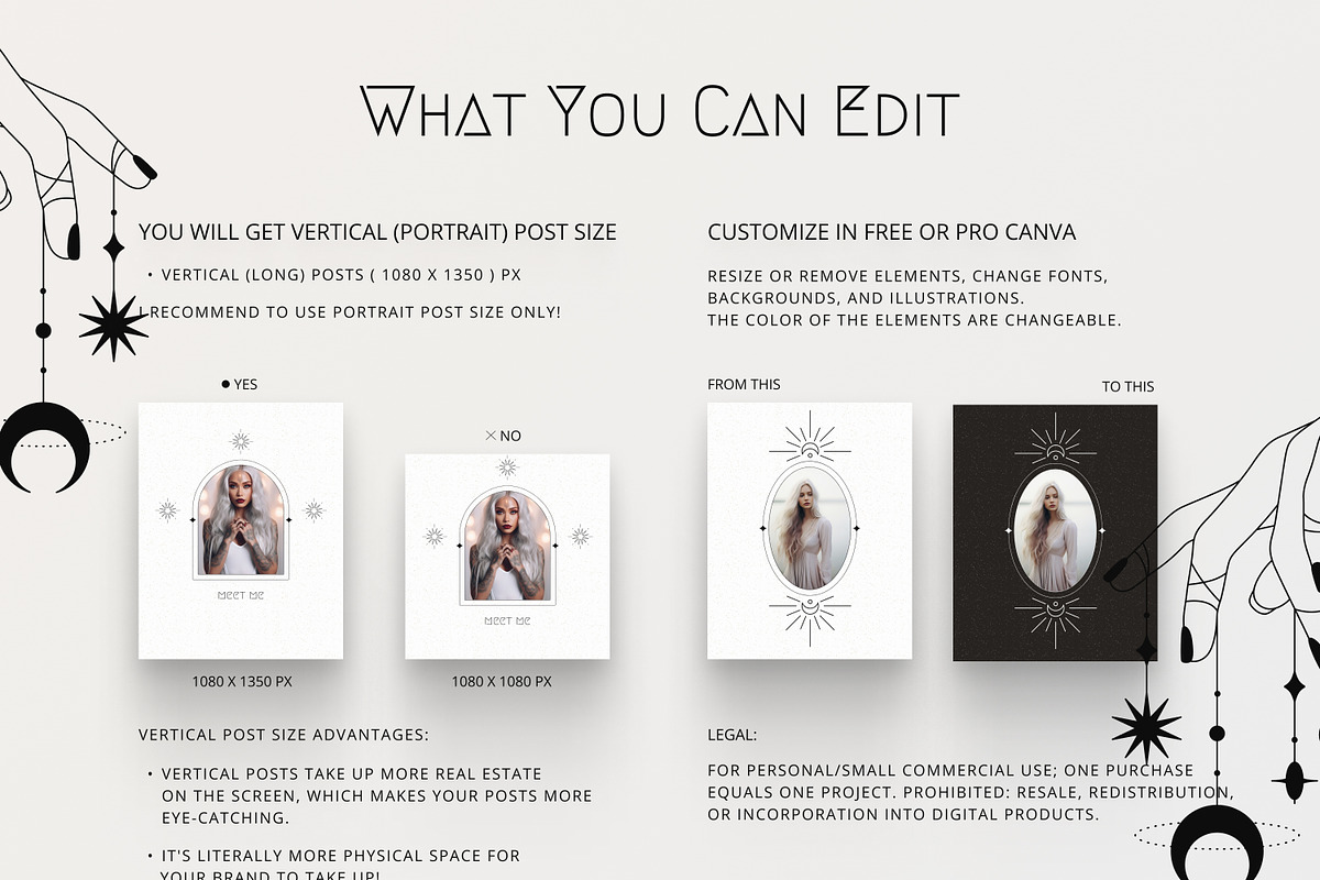 White Spiritual Instagram Posts, a Social Media Template by Under My Cozy Roof (Photo 7 of 10)
