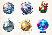 Disco Balls Clipart,, an Illustration by CreationArt (Thumbnail 3 of 5)