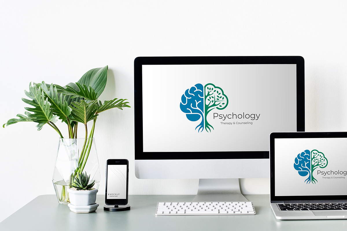 Brain & Tree of Life Logo Template, a Branding & Logo Template by YUDesignStore (Photo 5 of 7)