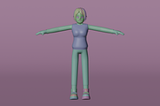 Female Avatar 3D Character Model, a Characters & Person 3D Model by Dudukbersama (Thumbnail 6 of 7)