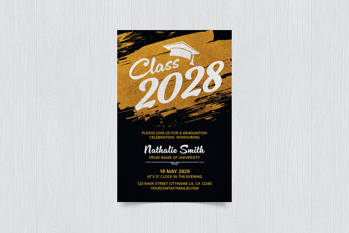 Graduation Party, a Print Template by DesignWorkz