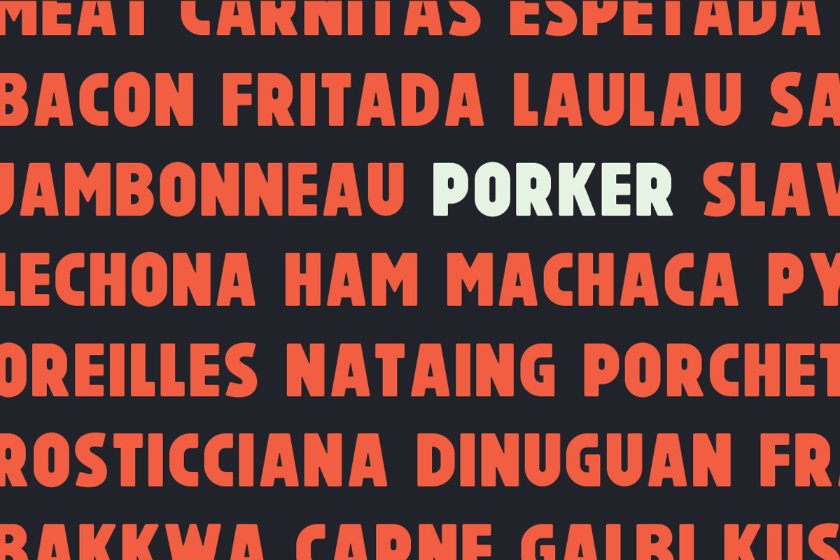 Porker Font (+ Bonus Pack), a Sans Serif Font by Jordan Wilson (Photo 12 of 14)
